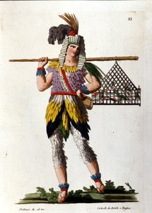 Le rôle de Papageno, personnage de « La Flûte enchantée » (Die Zauberflöte) de Mozart - Unknown artist