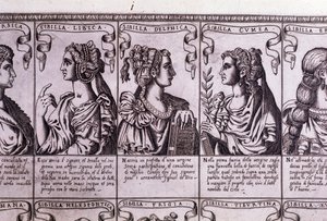 Les sibylles : libyenne, delphique, cuméenne (gravure) - Unknown artist