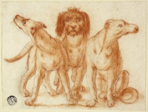 Trois chiens - Unknown artist