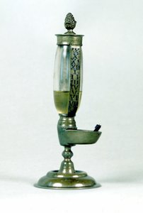 Mesure du temps : horloge à huile du XVIIIe siècle - Unknown artist
