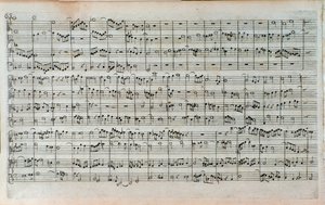 Page de titre de la partition musicale de L