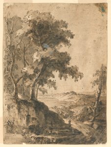 Arbre dans le paysage - Unknown artist