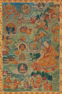 Tsong-kha-pa et scènes de sa vie - Unknown artist
