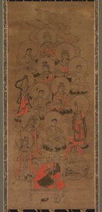 Douze Bouddhas et Kobo Daishi (Jusanbutsu)