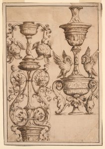 Deux chandeliers - Unknown artist