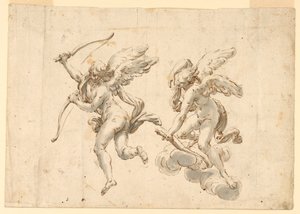 Deux cupidons - Unknown artist