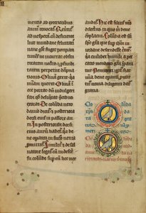 Deux médaillons avec colombes