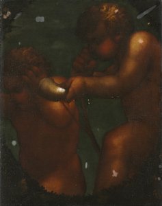 Deux putti - Unknown artist