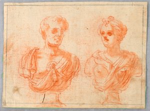 Deux bustes romains