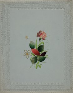 Sans titre Valentine (Fleurs roses et blanches) - Unknown artist