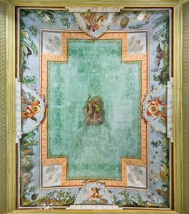 Voûte de la salle des oiseaux (fresque) - Unknown artist