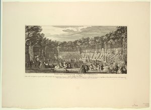 Versailles, bosquets du jardin, le Bal
