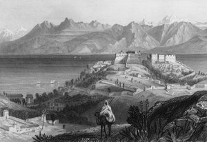 Vue de Bougie et de la chaîne de l
