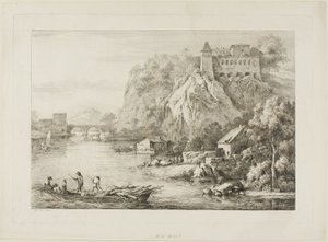 Vue des Carmes de Caussées à Lyon - Unknown artist