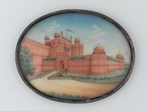 Vue du Fort Rouge, Delhi, vers 1850 - Unknown artist