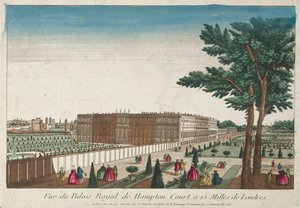 Vue du Palais Royal de Hampton Court - Unknown artist