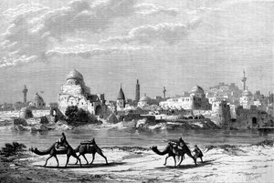 Vue de la ville de Mossoul sur le Tigre en Irak - Unknown artist