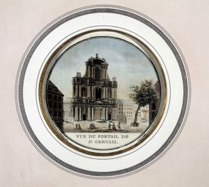 Vue de la porte de Saint-Gervais - Unknown artist