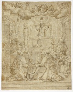 Vision de Saint Grégoire - Unknown artist