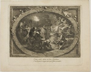 Voltaire à une fête satanique - Unknown artist