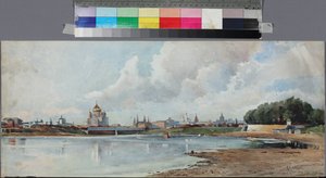 Vue de Moscou depuis le jardin Neskoutchni - Unknown artist
