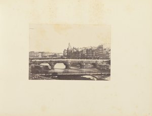 Vue prise du pont des Arts a Paris - Unknown artist