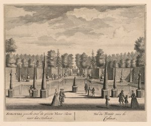 Vue du Vivier vers le Cabinet