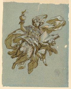 Peinture murale avec allégorie de la vigilance
