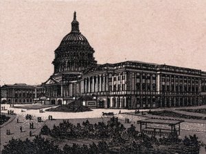 Washington, États-Unis : vue du Capitole - Unknown artist