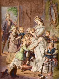 Werther surprend Charlotte entourée d