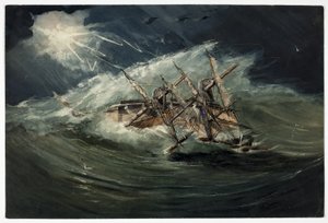 Ouragan des Indes occidentales - Unknown artist