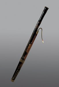 Instrument à vent : basson du 18ème siècle. Barcelone. Musée de la musique. - Unknown artist