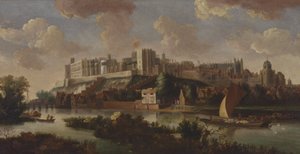 Château de Windsor vu de la Tamise - Unknown artist