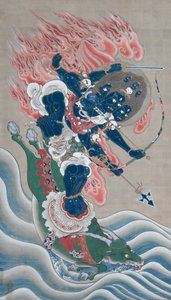 Roi de la sagesse de la grande puissance impressionnante (Daiitoku Myōō) - Unknown artist