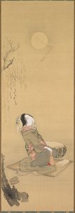 Femme Regardant la Lune - Unknown artist