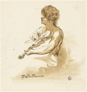 Jeune violoniste - Unknown artist