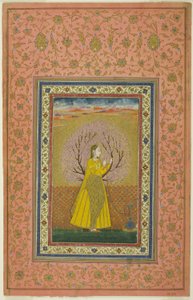 Jeune femme fumant une Huqqa - Unknown artist