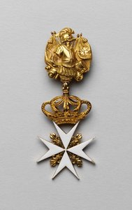 Croix de Malte, ou croix de saint Jean (ordre de Malte ou de Saint Jean de Jérusalem, dit ordre de l