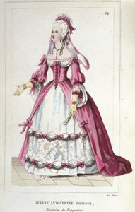 Portrait de Jeanne-Antoinette Poisson, Marquise de Pompadour (connue sous le nom de Madame de Pompadour)