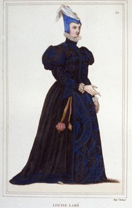 Portrait de Louise Labé (vers 1524-1566), poétesse française