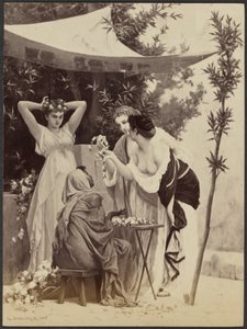 "La vendeuse de couronnes" par Gustave Boulanger