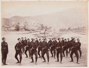 Un détachement du 4e régiment Gurkha (fusiliers) - Unknown photographer