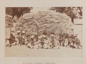 Hommes afghans, Jalalabad - Unknown photographer