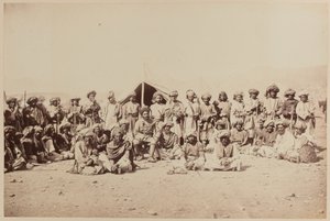 Tribus afghanes à un durbar - Unknown photographer