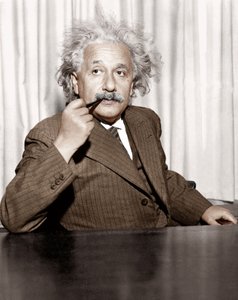 Albert Einstein à Princeton, USA