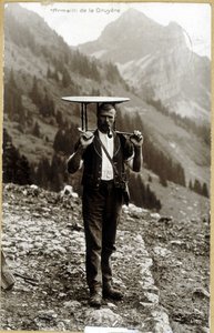 Armailli de la Gruyère - carte postale, fin 19e siècle - Unknown photographer