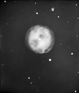 Plaque de verre astronomique de la Nébuleuse du Hibou dans la Grande Ourse (1910) - Unknown photographer