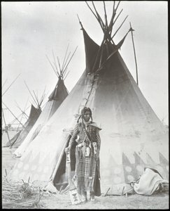 Indien Pied-Noir, région de Calgary