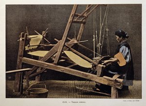 Tisserand chinois, fin 19e siècle.