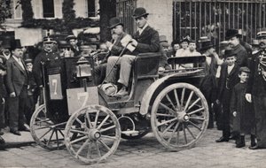 Compétiteurs à une course de voitures sans chevaux, automobile - Unknown photographer